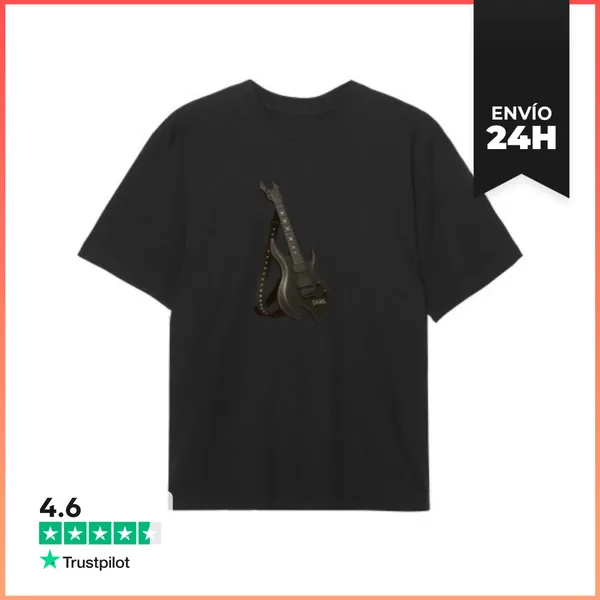 Camiseta Oversize GUITARRA DARK LaTostadora
