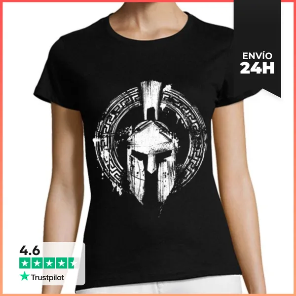 Camiseta Mujer Clásica Spartan Paint LaTostadora