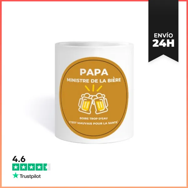 Taza Papá Ministro De La Cerveza Humor Regalo Papá
