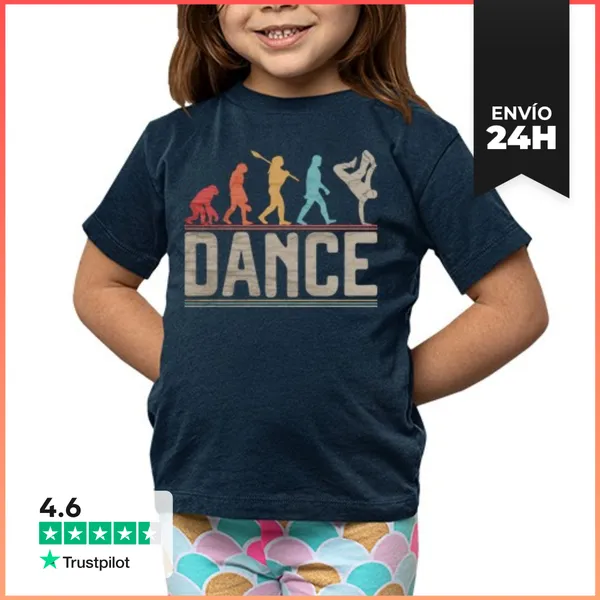 Camiseta Clásica Para Niños Evolución Del Bailarín De Breakdance