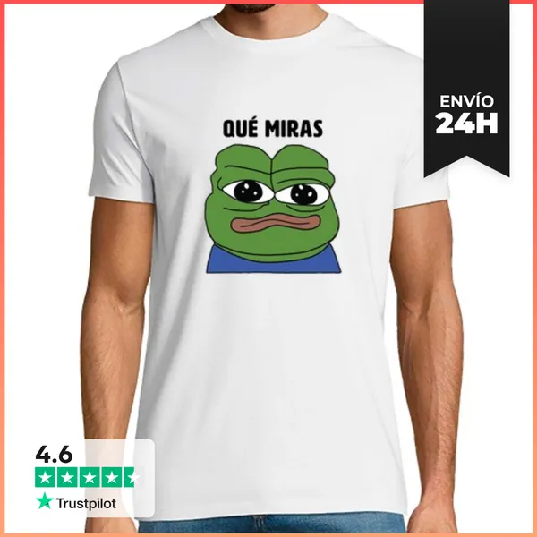 Camiseta Hombre Clásica Que Miras ElXokas LaTostadora