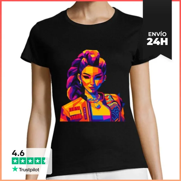 Camiseta Mujer Clásica Demon Hunters Rumi Wpap LaTostadora