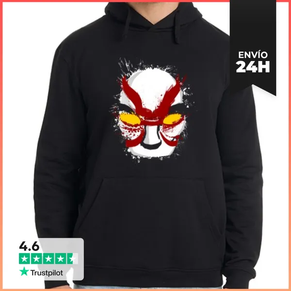 Sudadera Unisex Con Capucha Yokai Splatt Art LaTostadora