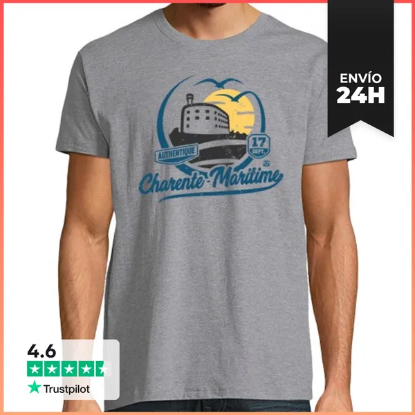 Camiseta Hombre Clásica Fuerte Fuerte Marítimo Boyard LaTostadora