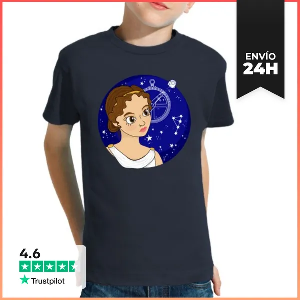 Camiseta Clásica Para Niños Hipatia LaTostadora