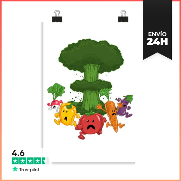 Póster Vertical Armageddon Vegetal LaTostadora