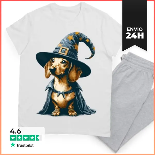 Pijama Asistente Del Perro Salchicha Inglés Cr LaTostadora