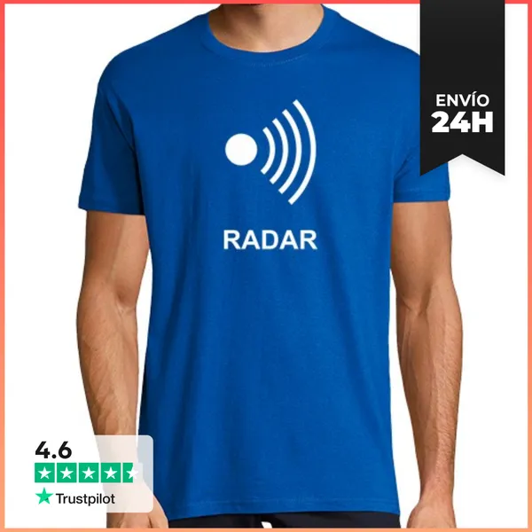 Camiseta Hombre Clásica Radar LaTostadora