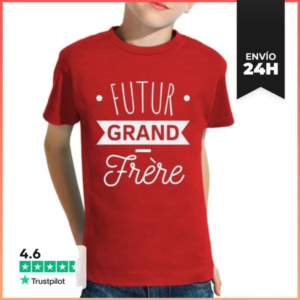 Camiseta Clásica Para Niños Hermano Mayor Futuro Regalo De