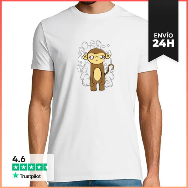 Camiseta Hombre Clásica Mono LaTostadora