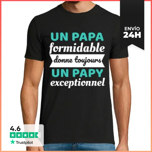 Camiseta Hombre Clásica Gran Papá Humor Papá Regalo LaTostadora