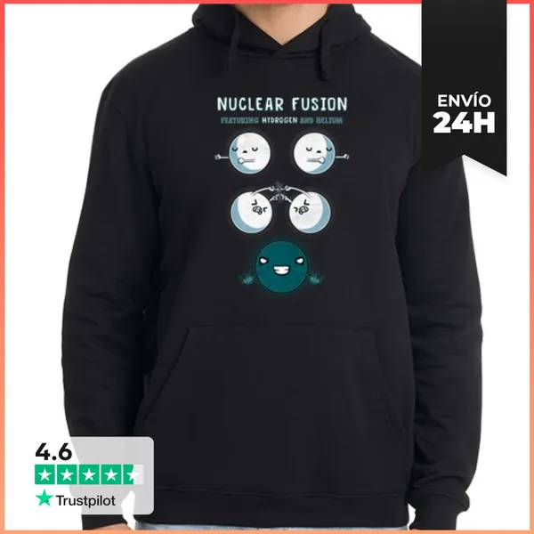 Sudadera Unisex Con Capucha Nuclear Fusion LaTostadora