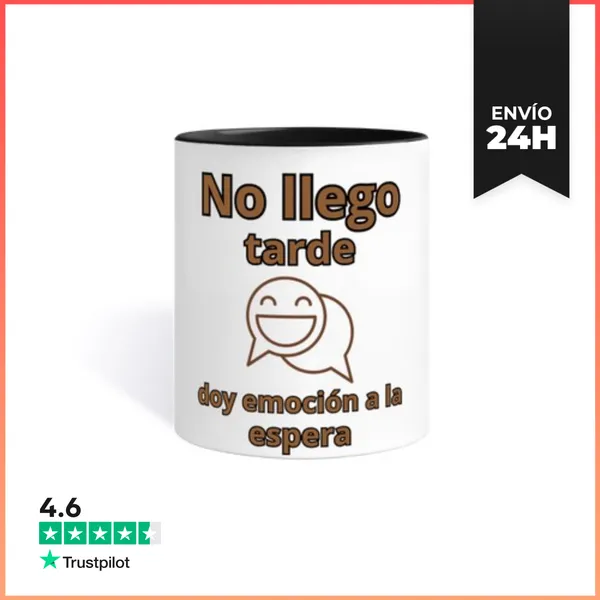 Taza De Colores No Llego Tarde LaTostadora