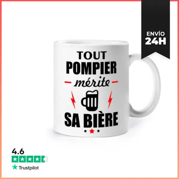 Taza Bombero Humor Regalo Papá Gracioso LaTostadora