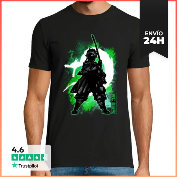 Camiseta Hombre Clásica Tanjiro Cósmico LaTostadora