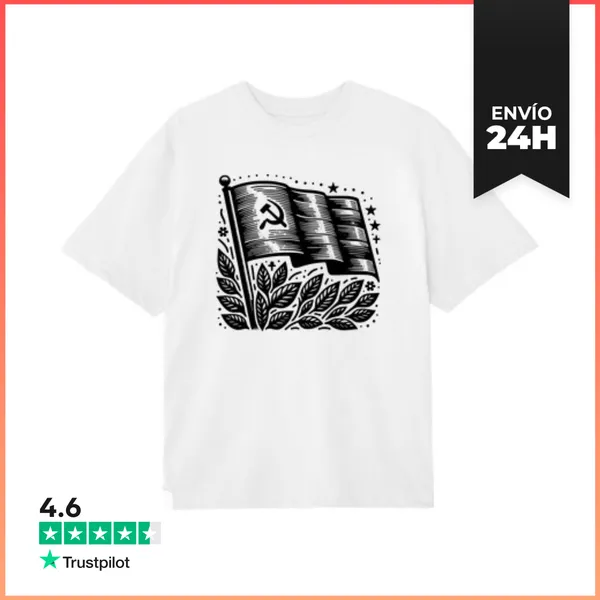 Camiseta Oversize BANDERA SOVIÉTICA LaTostadora