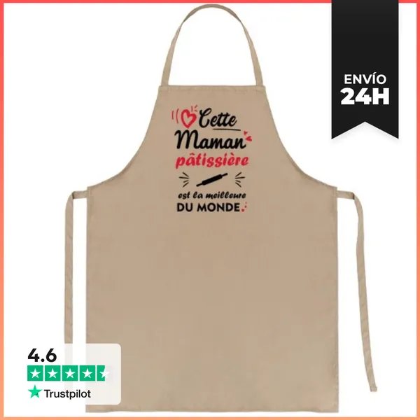 Delantal La Mejor Mamá Pastelera Del Mundo LaTostadora