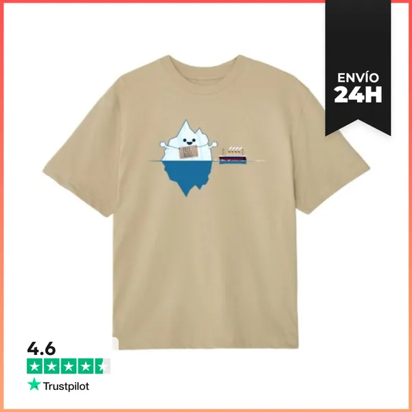 Camiseta Oversize Abrazos Gratis LaTostadora