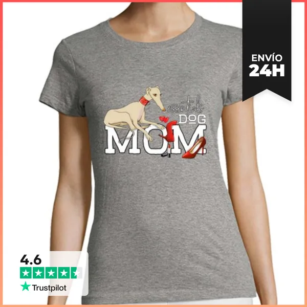 Camiseta Mujer Clásica Mom Dog LaTostadora