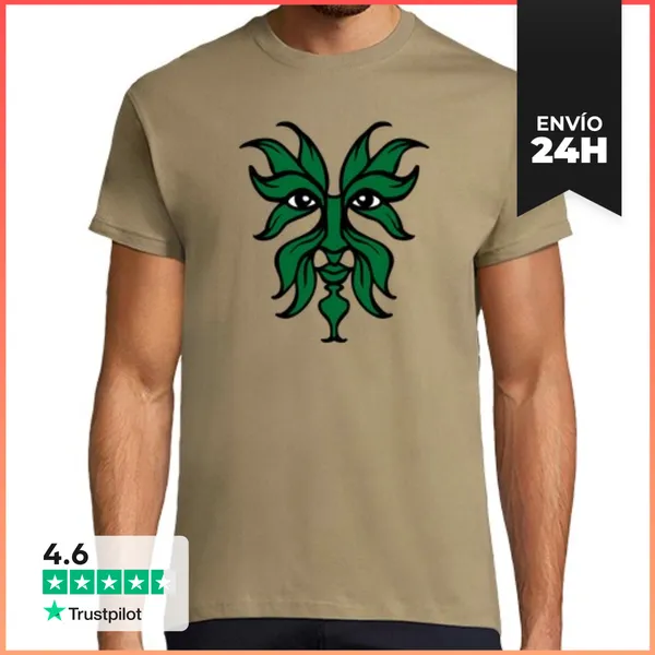 Camiseta Hombre Clásica Hombre Verde LaTostadora