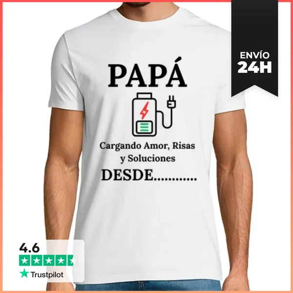 Camiseta Hombre Clásica Día Del Padre LaTostadora