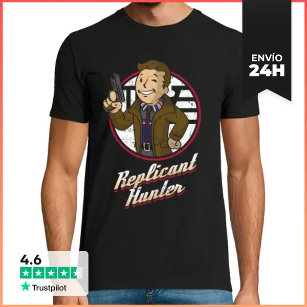 Camiseta Hombre Clásica Replicant Hunter LaTostadora