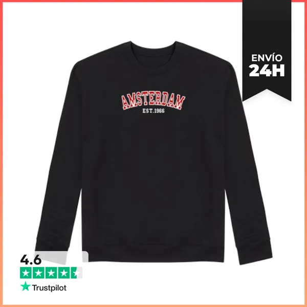 Sudadera Unisex Ámsterdam Est 1966 LaTostadora