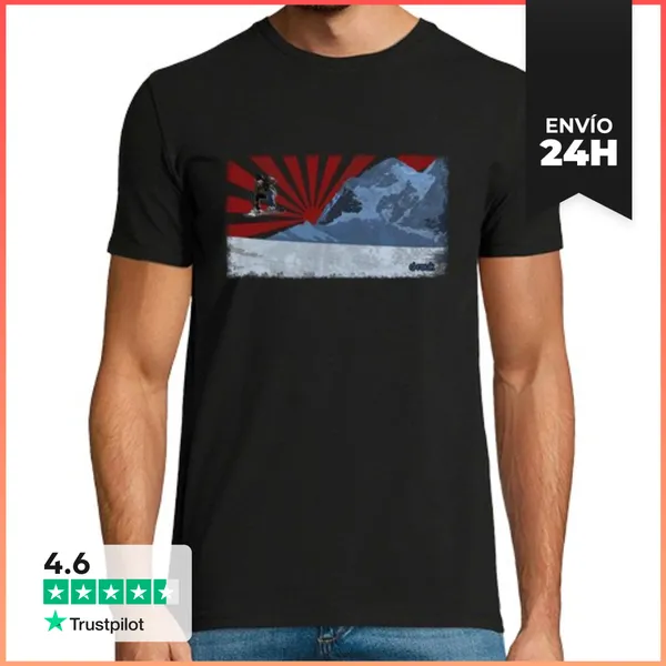 Camiseta Hombre Clásica SnowRisingSun LaTostadora