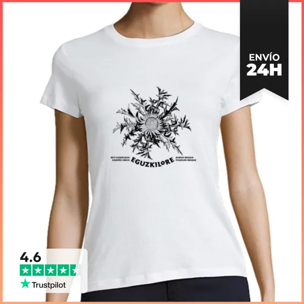 Camiseta Mujer Clásica Eguzkilore 5 Pos LaTostadora