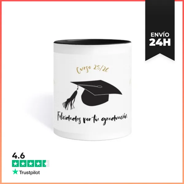 Taza De Colores Graduada - Graduado - Graduación LaTostadora