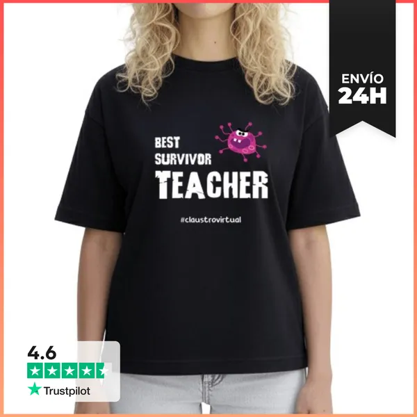 Camiseta Mujer Boxy Corona Blanco LaTostadora