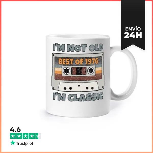 Taza No Soy Viejo Soy Clasico Lo Mejor De 19 LaTostadora