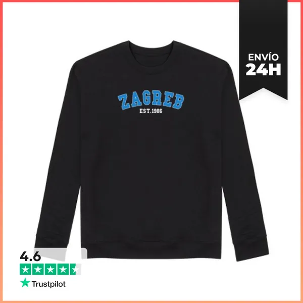 Sudadera Unisex Zagreb Est 1986 LaTostadora