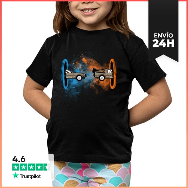 Camiseta Clásica Para Niños Back To The Delorean LaTostadora