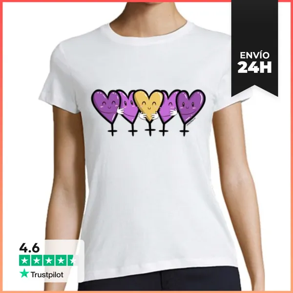 Camiseta Mujer Clásica Camiseta Baseball Sororidad LaTostadora