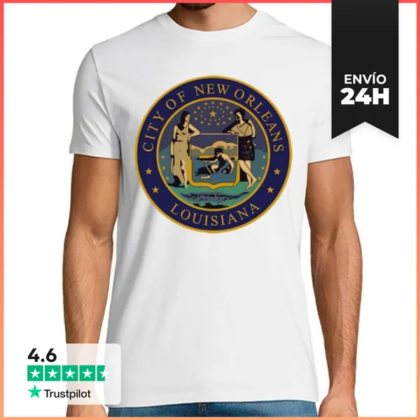 Camiseta Hombre Clásica 49 - Nueva Orleans, Louisiana LaTostadora