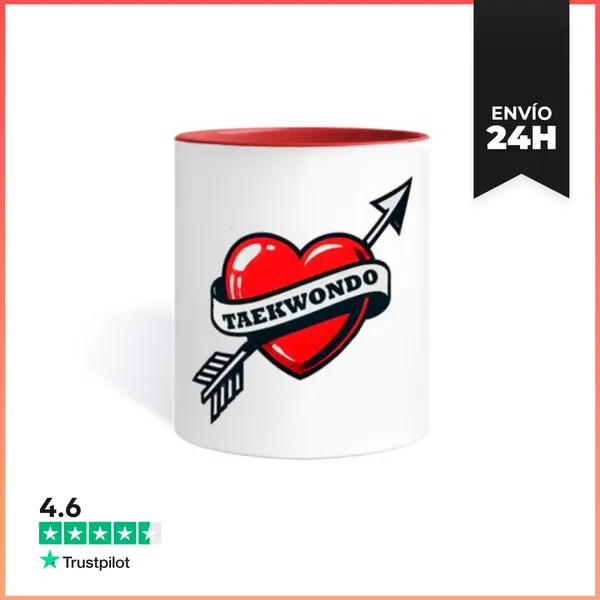 Taza De Colores Me Gusta El TAEKWONDO LaTostadora