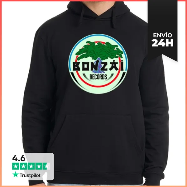 Sudadera Unisex Con Capucha Bonzai Techno LaTostadora