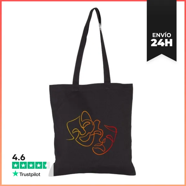 Bolsa De Tela Máscaras De Teatro De Línea LaTostadora