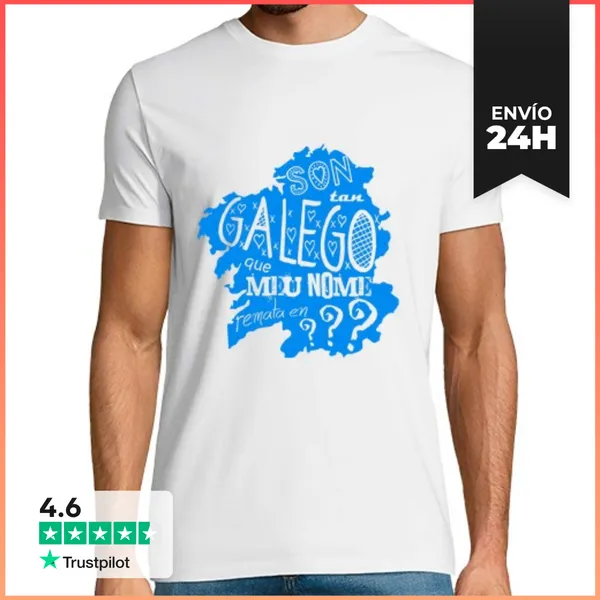 Camiseta Hombre Clásica Son Tan GALEGO LaTostadora