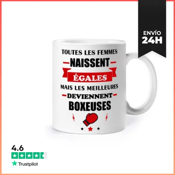 Taza Todas Las Mujeres Boxeo Boxeador LaTostadora
