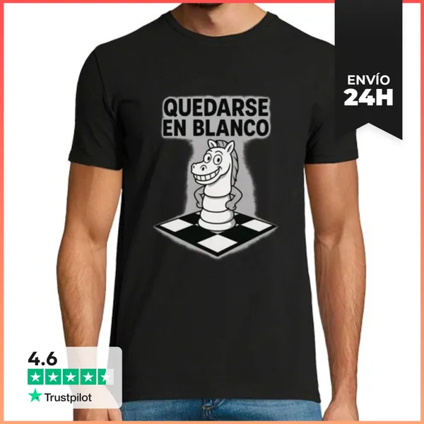 Camiseta Hombre Clásica Quedarse En Blanco LaTostadora