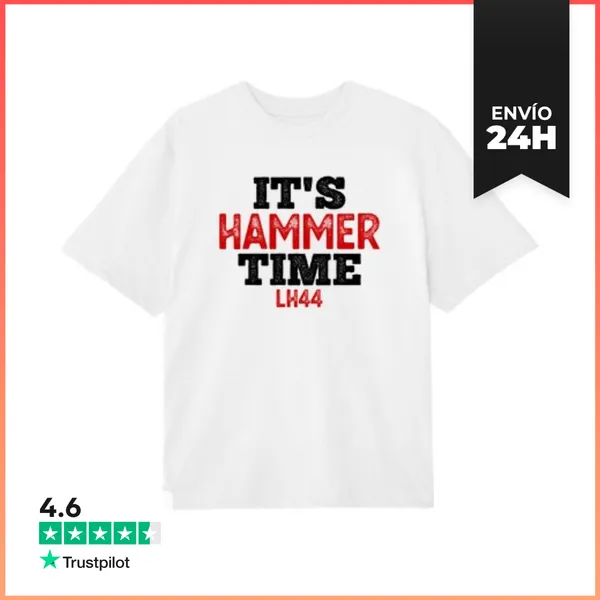 Camiseta Oversize ITS HAMMER TIME FERRARI F1 LaTostadora