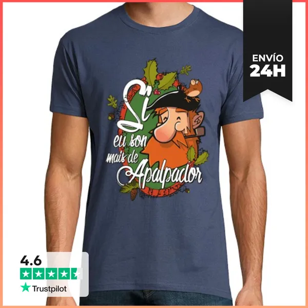 Camiseta Hombre Clásica Eu Son Mais De Apalpador - Home