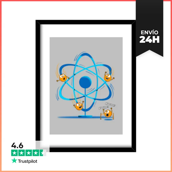 Cuadro Con Marco Vertical Electron LaTostadora