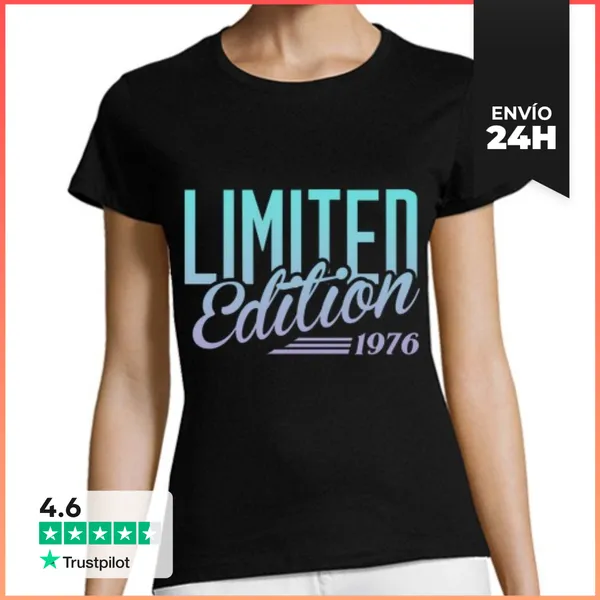 Camiseta Mujer Clásica 1976 50 Aniversario LaTostadora