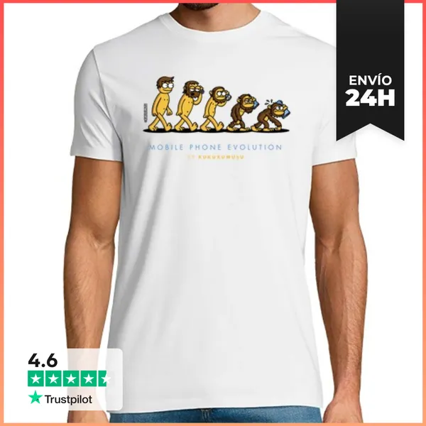 Camiseta Hombre Clásica TECNOLUTION-BLANCO LaTostadora