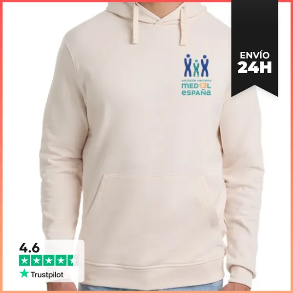 Sudadera Unisex Con Capucha Sudadera Con Capucha Unisex, Blanco