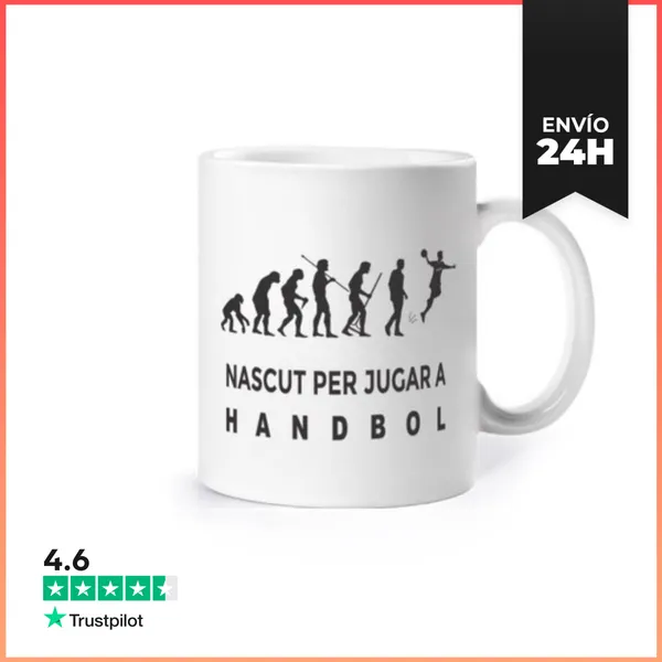 Taza NASCUT PER JUGAR A HANDBOL LaTostadora