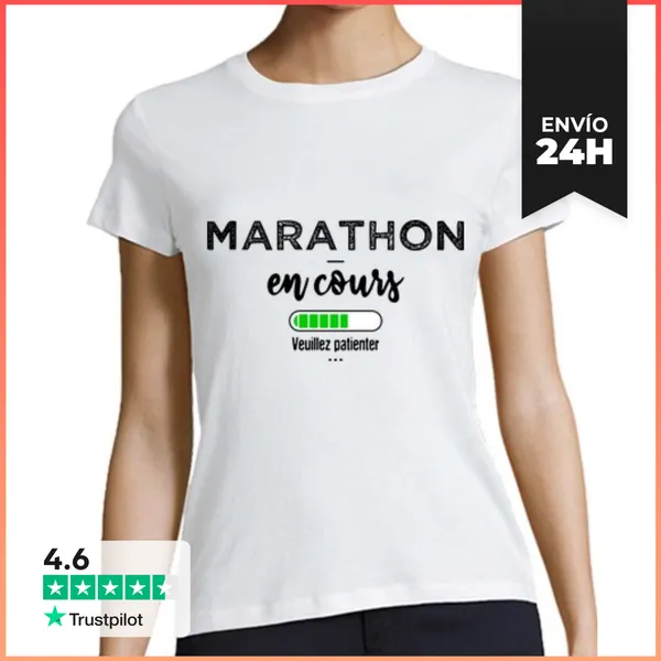 Camiseta Mujer Clásica Correr Maratón LaTostadora